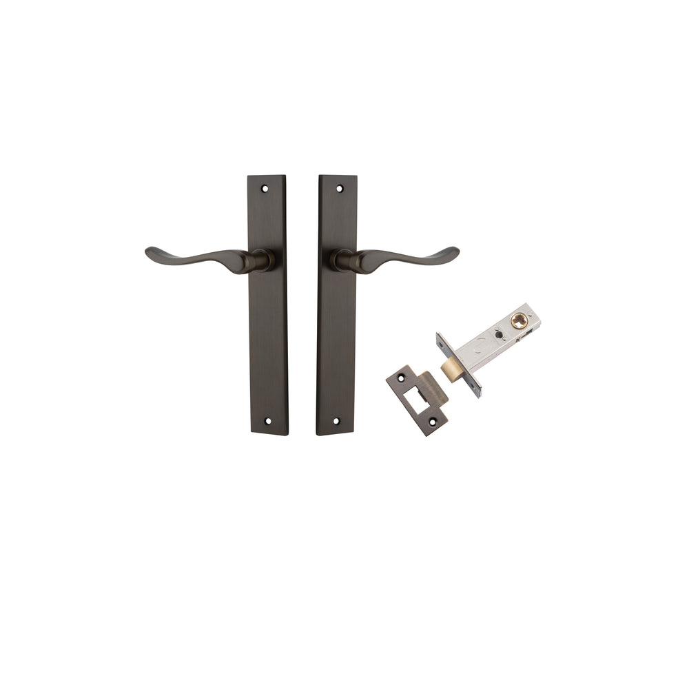 Stirling Lever - Rectangular Backplate Passage Kit Signature Brass