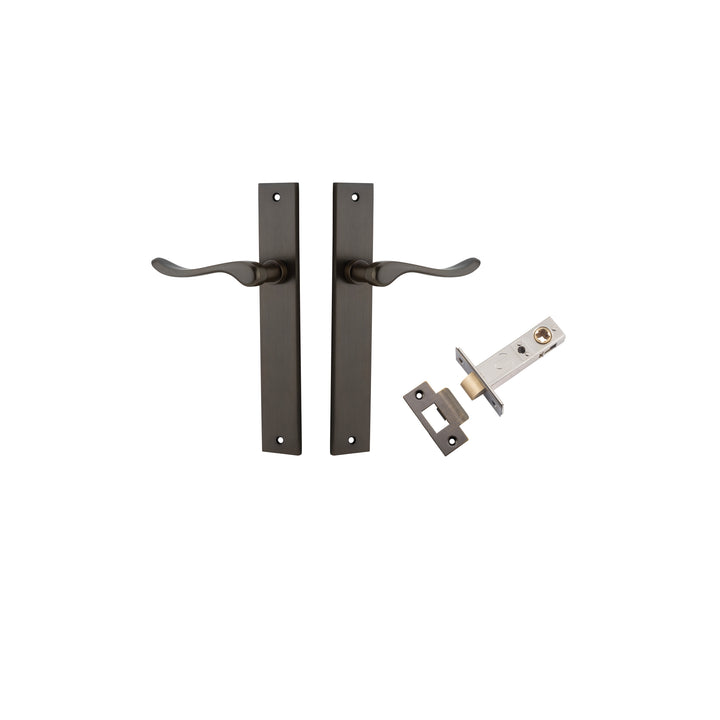 Stirling Lever - Rectangular Backplate Passage Kit Signature Brass