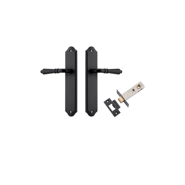 Sarlat Lever - Shouldered Backplate Passage Kit Matt Black