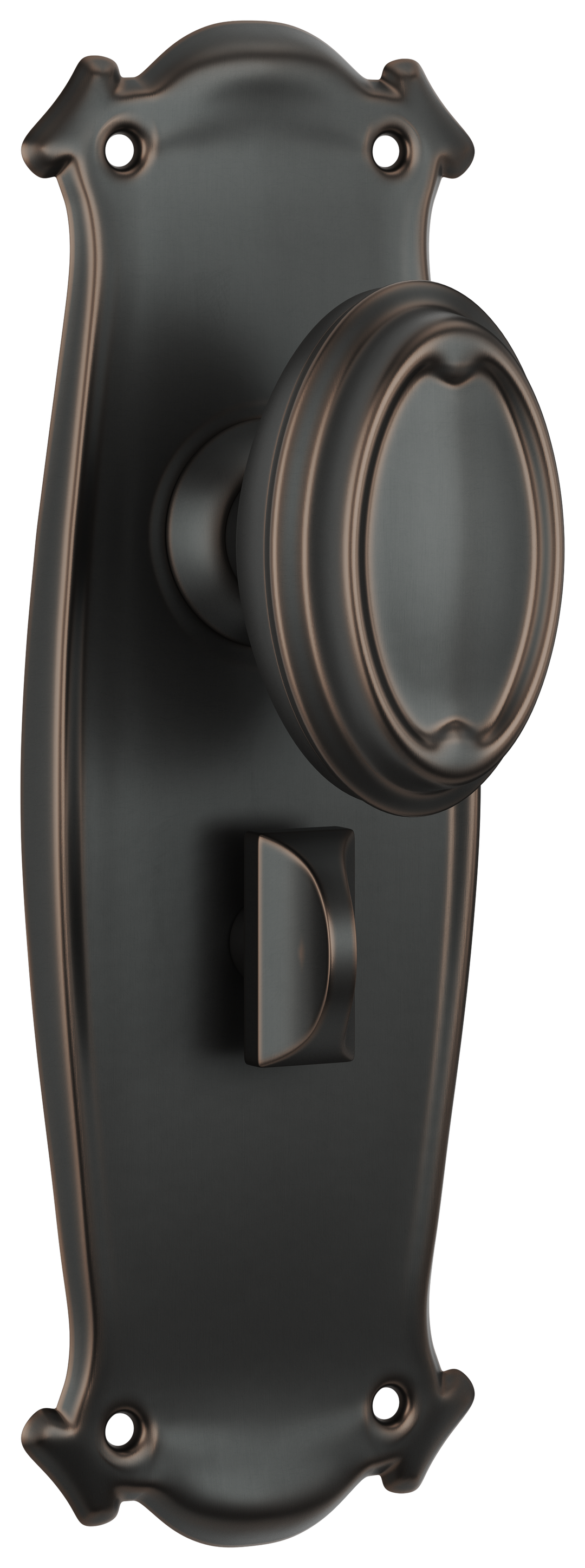 Door Knob Bungalow Privacy Pair Antique Copper H197xW68xP60mm