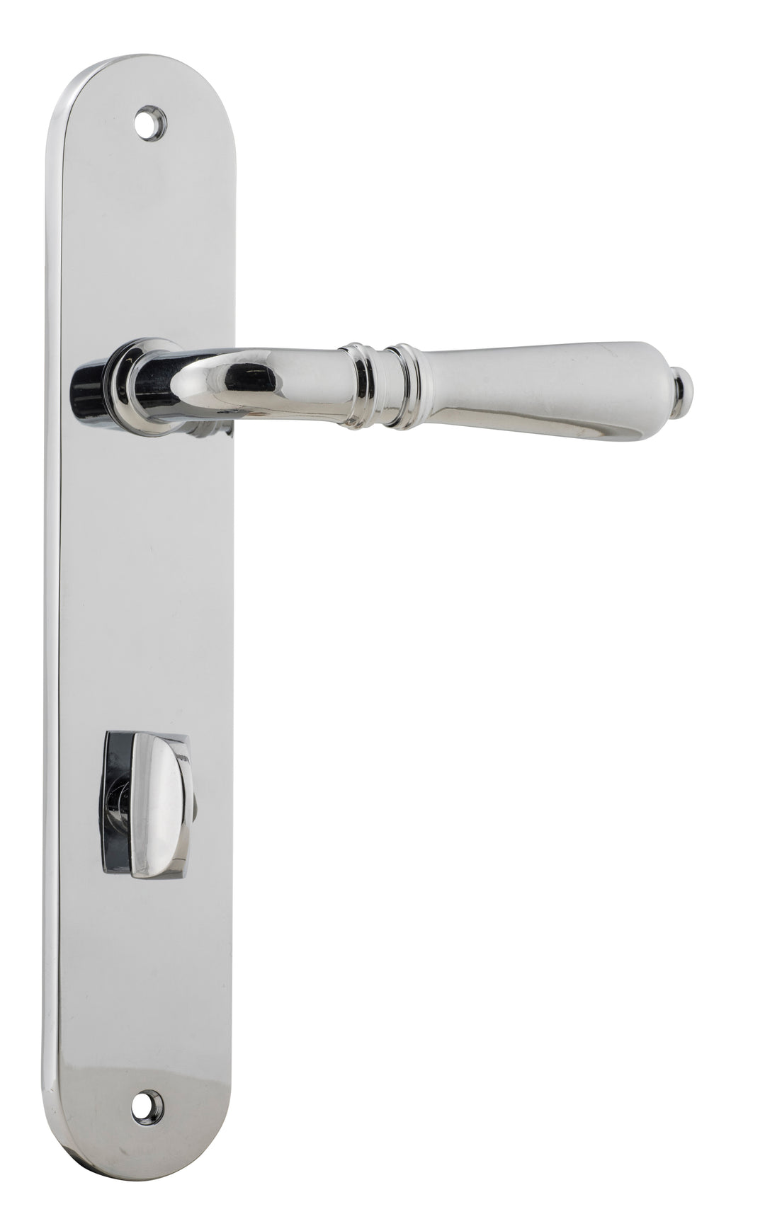 Sarlat Lever - Oval Backplate Polished Chrome