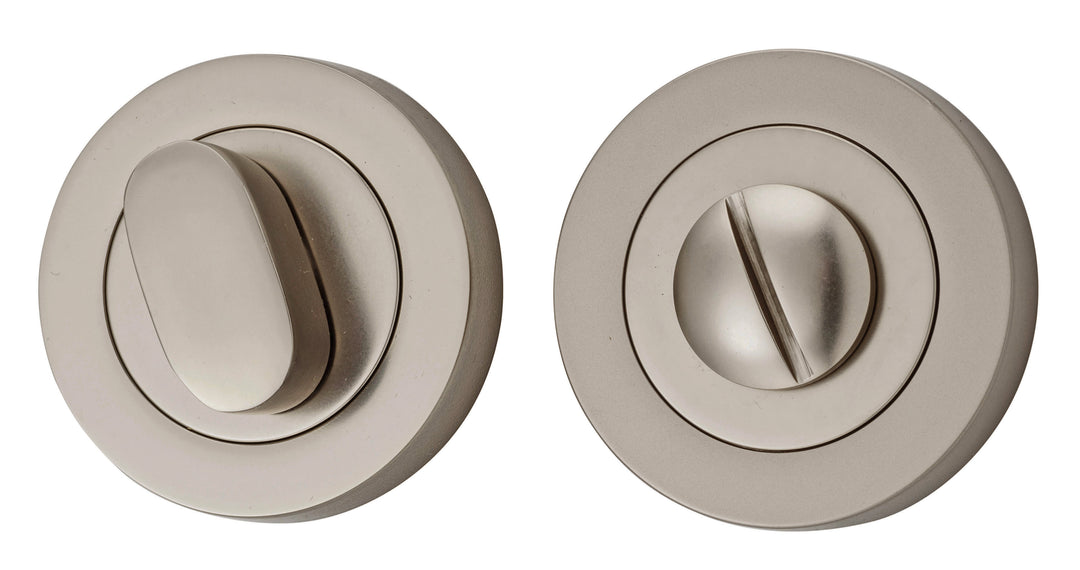 Privacy Turn - Round Satin Nickel