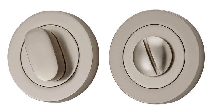 Privacy Turn - Round Satin Nickel
