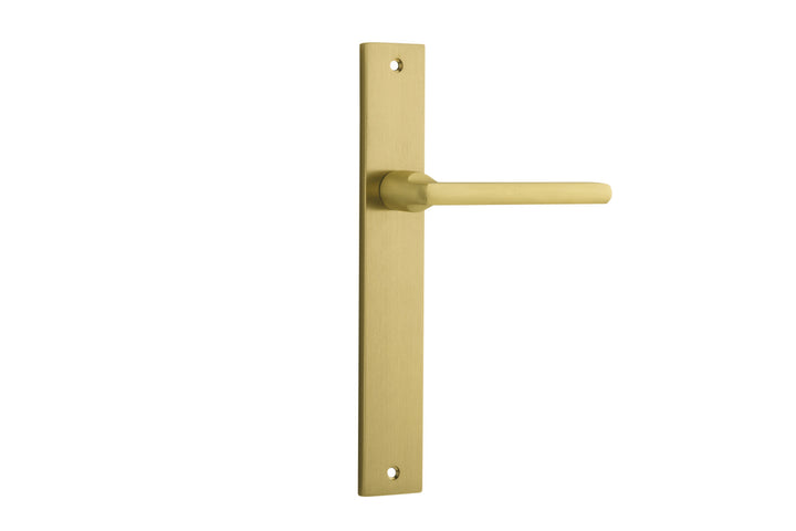 Baltimore Lever - Rectangular Backplate Brushed Gold PVD