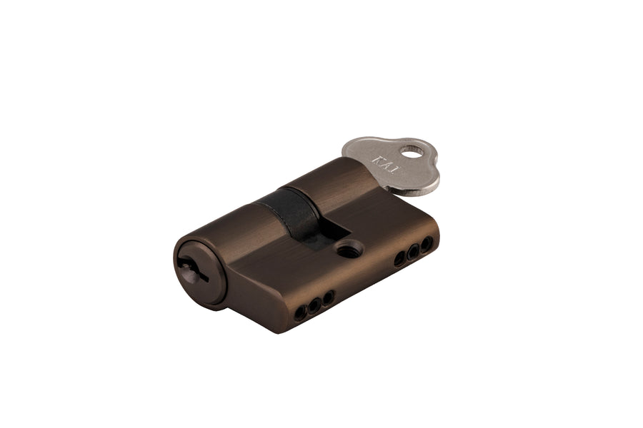 Euro Cylinder Key/Key 3 Pin Signature Brass