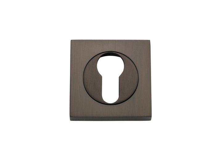 Euro Escutcheons -  Square Signature Brass
