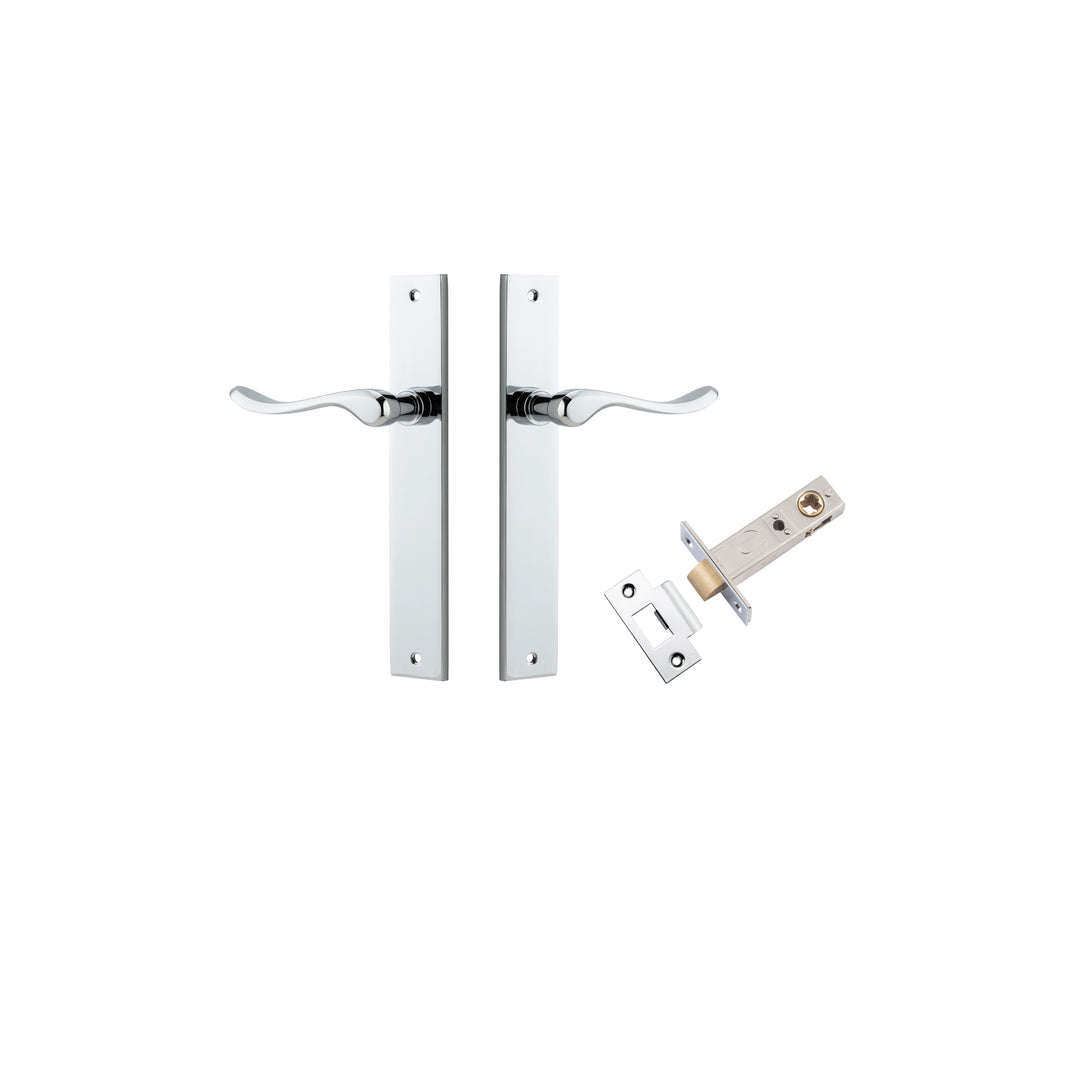 Stirling Lever - Rectangular Backplate Passage Kit Polished Chrome