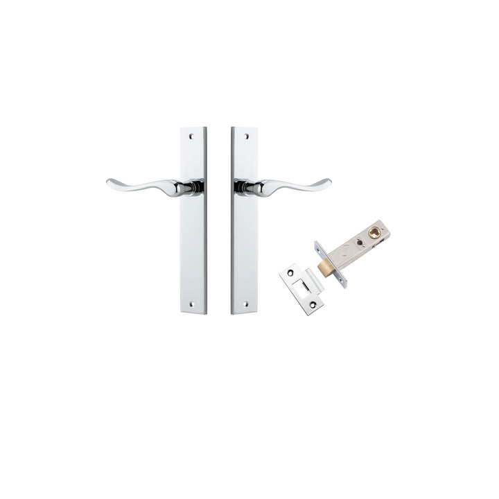 Stirling Lever - Rectangular Backplate Passage Kit Polished Chrome