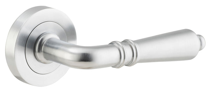 Sarlat Lever - Round Rose Brushed Chrome