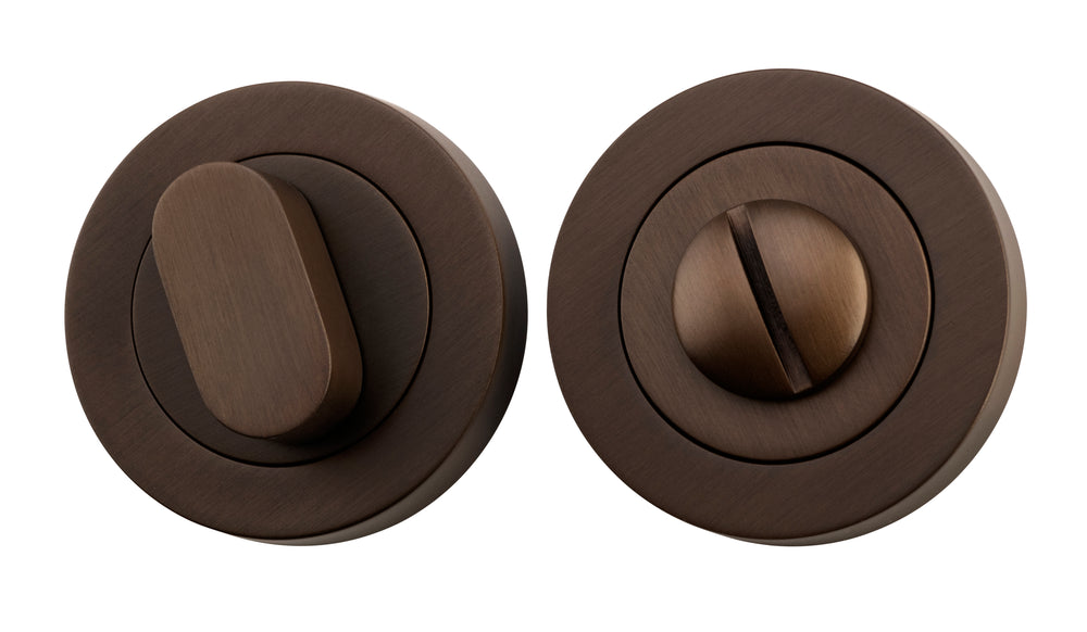 Privacy Turn - Round Signature Brass