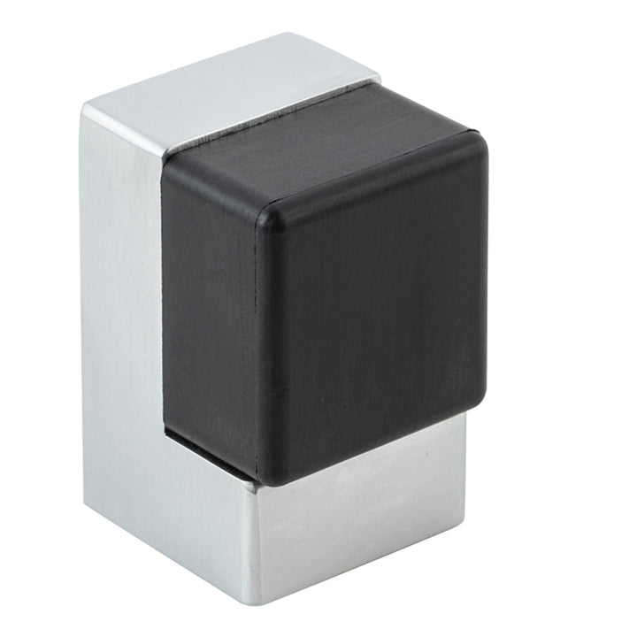 Square Door Stop Brushed Chrome