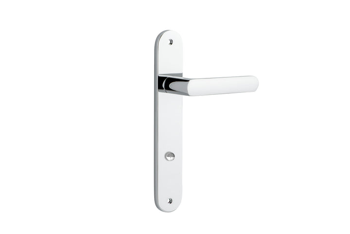 Osaka Lever - Oval Backplate Polished Chrome