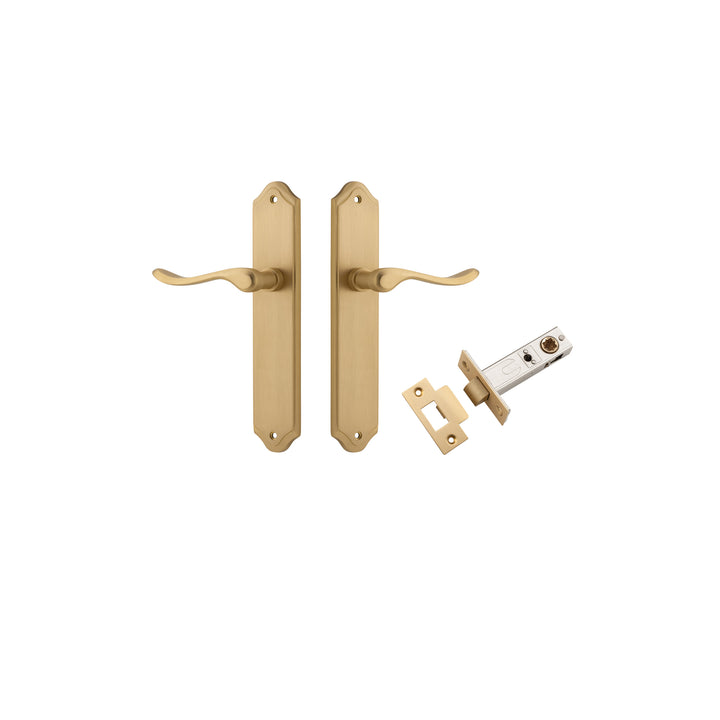 Stirling Lever - Shouldered Backplate Passage Kit Brushed Brass