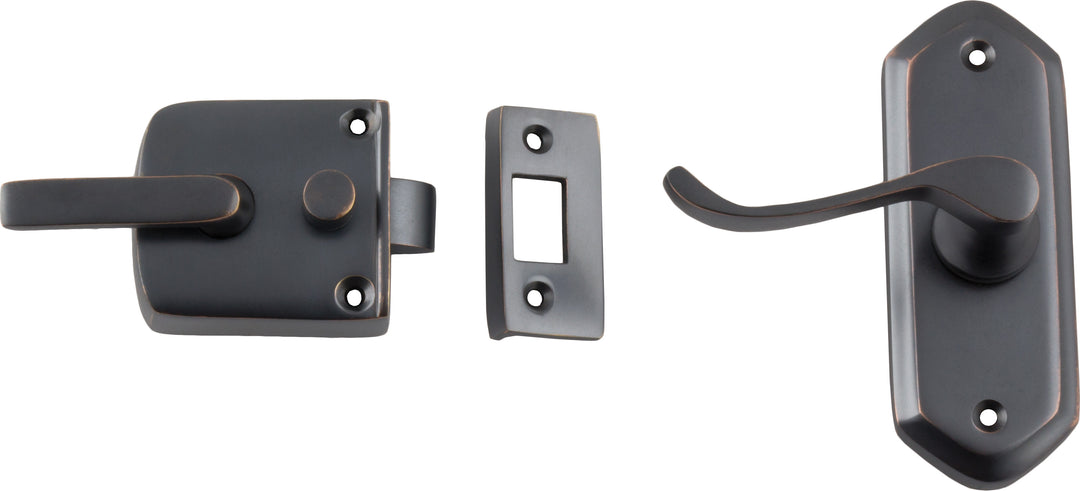 Screen Door Latch Left Hand External AC H98xW36mm P40mm