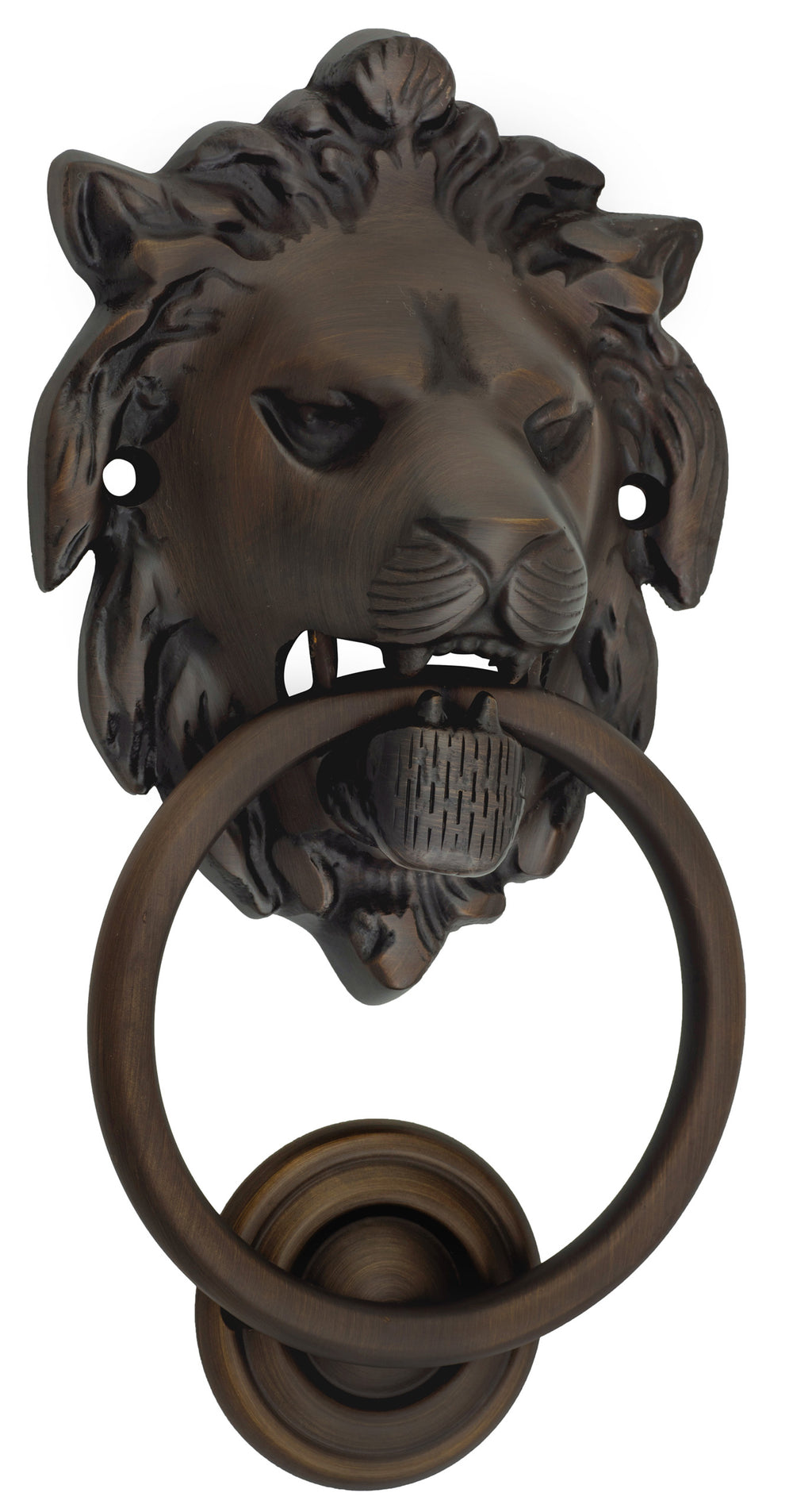 Door Knocker Lion Antique Brass D93xP55mm BP103x135mm