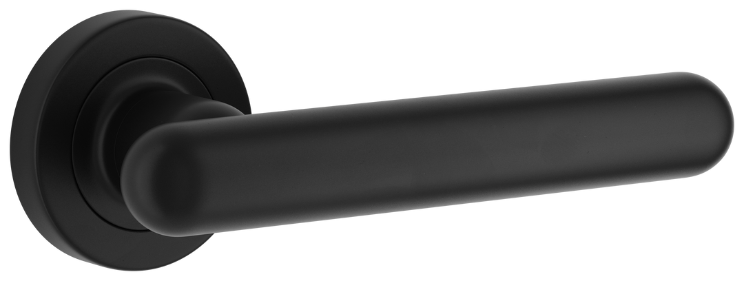 Puerto Lever - Round Rose Matt Black