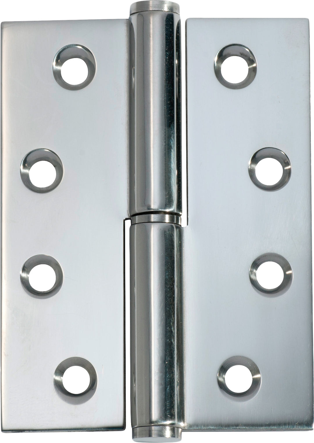 Lift Off Hinge - LH H100xW75mm Chrome Plated