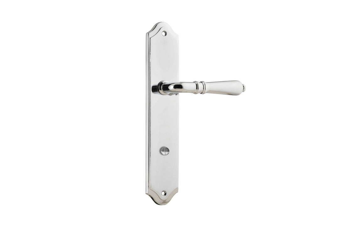 Sarlat Lever - Shouldered Backplate Polished Chrome