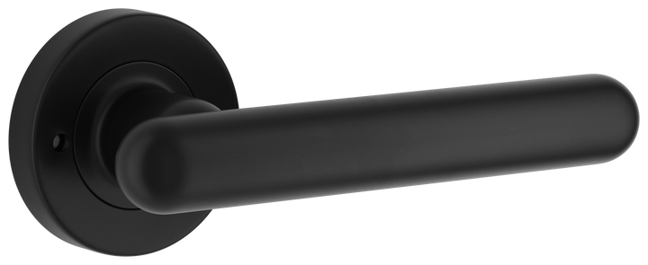 Puerto Lever - Round Rose (Inbuilt Privacy) Matt Black