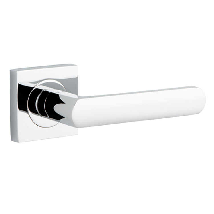 Osaka Lever - Square Rose Polished Chrome