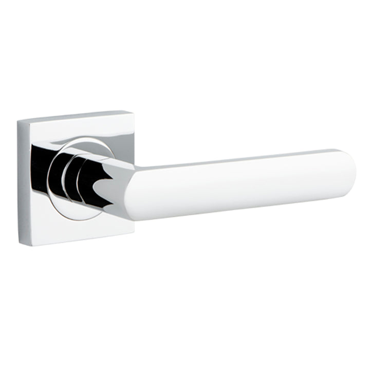 Osaka Lever - Square Rose Polished Chrome