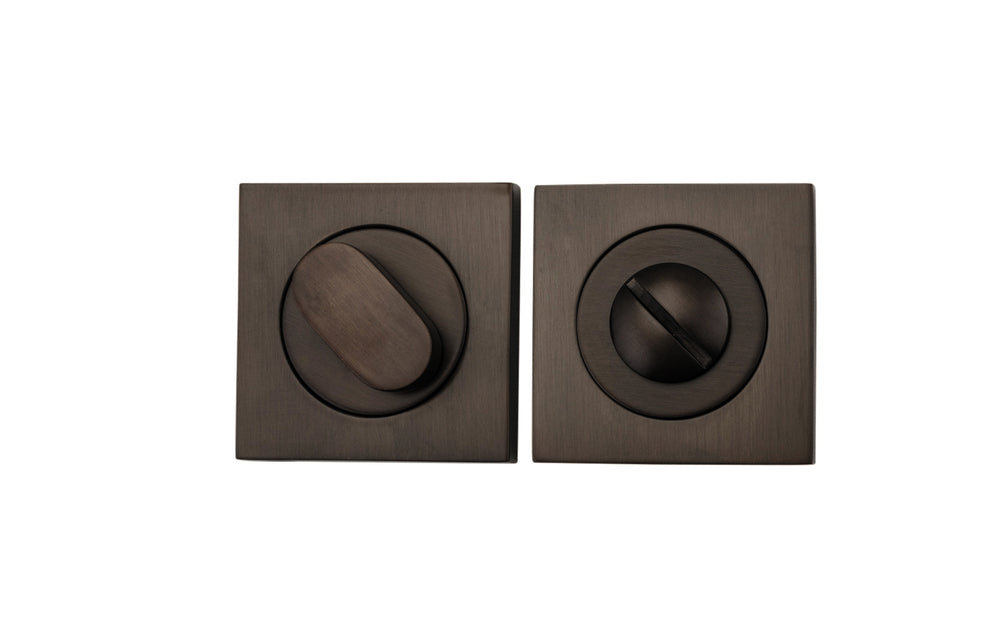 Privacy Turn - Square Signature Brass