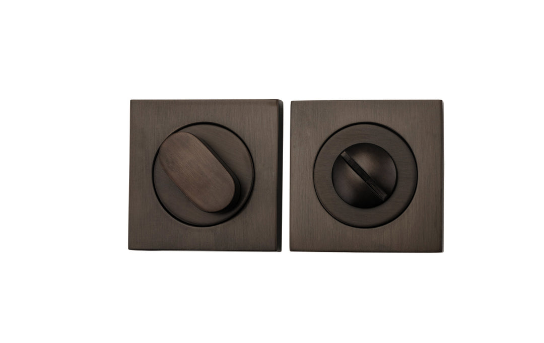 Privacy Turn - Square Signature Brass