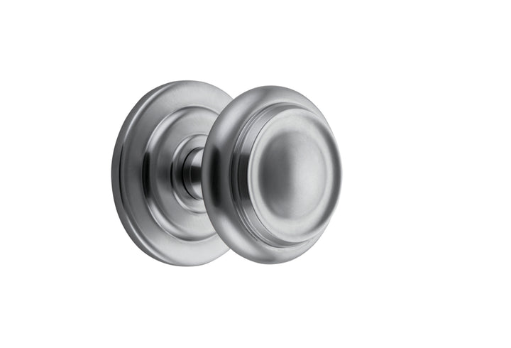 Sarlat Centre Door Knob Brushed Chrome