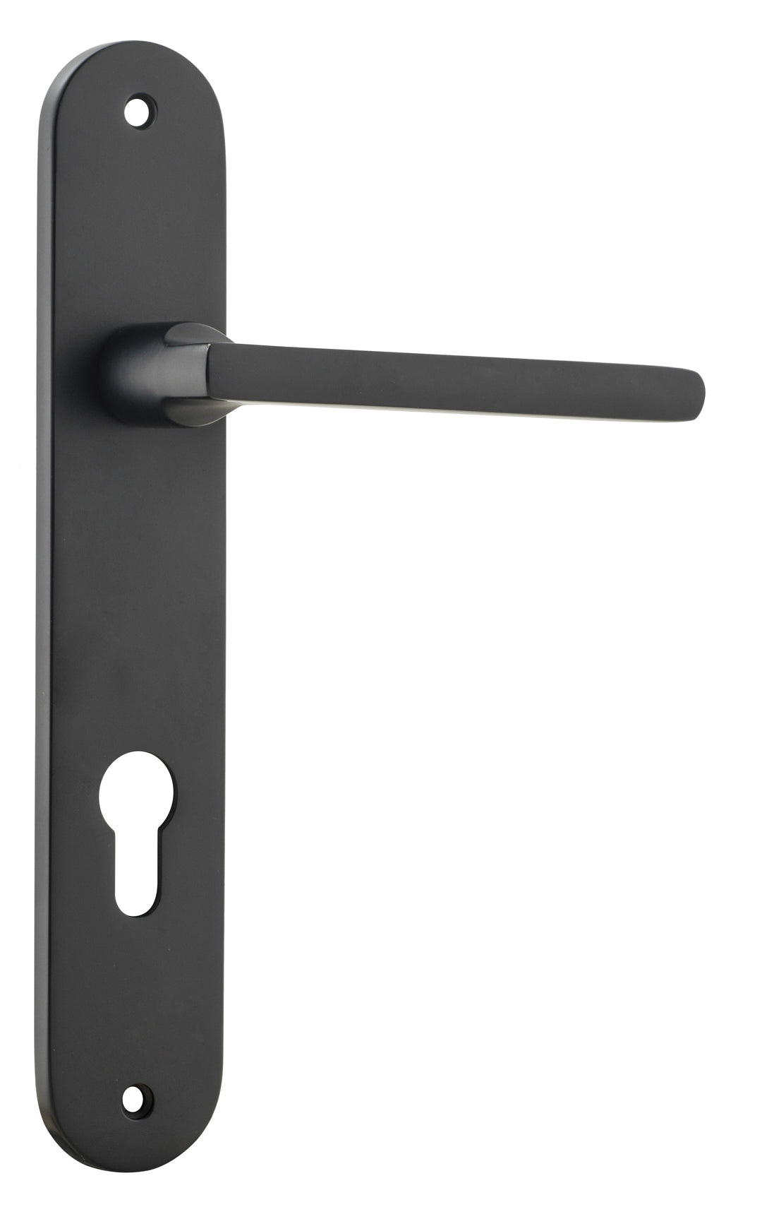 Baltimore Lever - Oval Backplate Matt Black