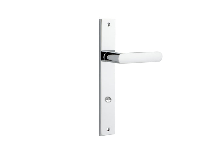 Osaka Lever - Rectangular Backplate Polished Chrome