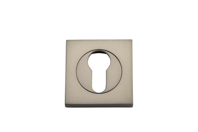 Euro Escutcheons -  Square Satin Nickel