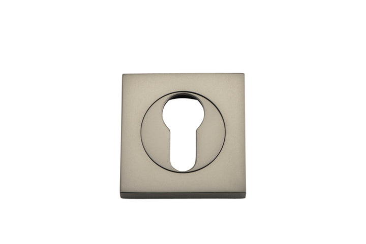 Euro Escutcheons -  Square Satin Nickel