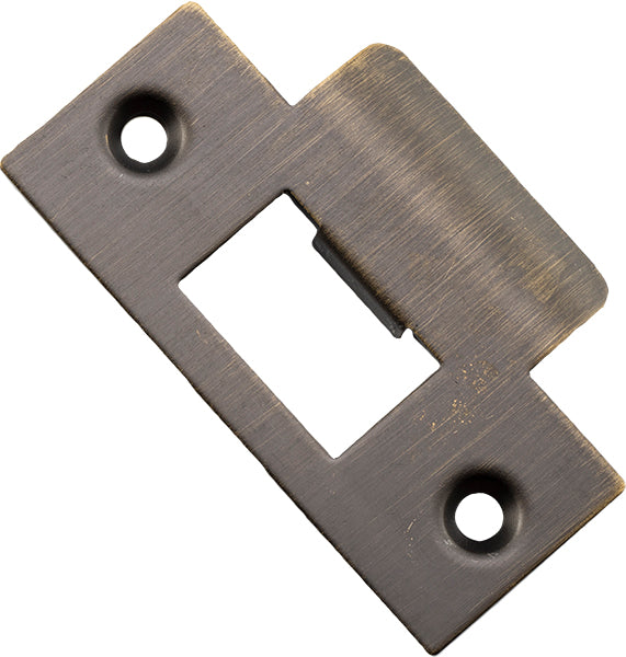 Metal Door Tube Latch Striker Signature Brass