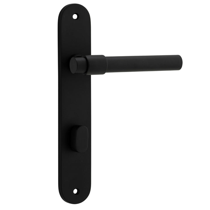 Helsinki Lever - Oval Backplate Matt Black