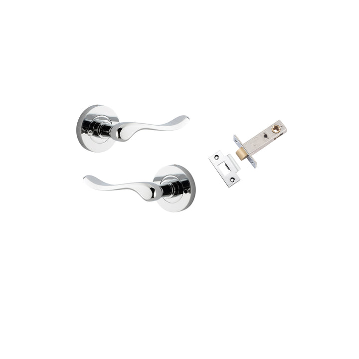 Stirling Lever - Round Rose (Inbuilt Privacy) Polished Chrome
