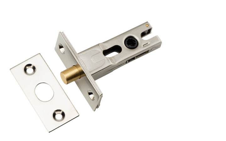 Privacy Bolt - Round - 45mm Backset Polished Nickel