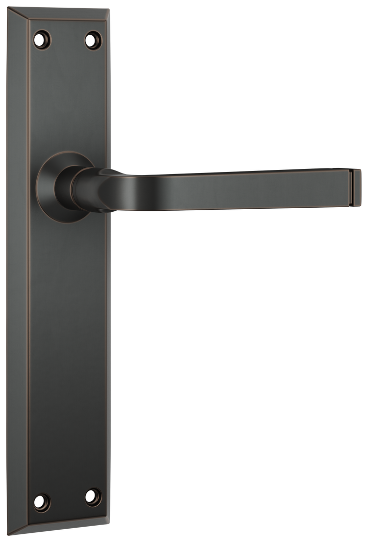 Door Lever Menton Latch Pair Antique Copper H225xW50xP75mm