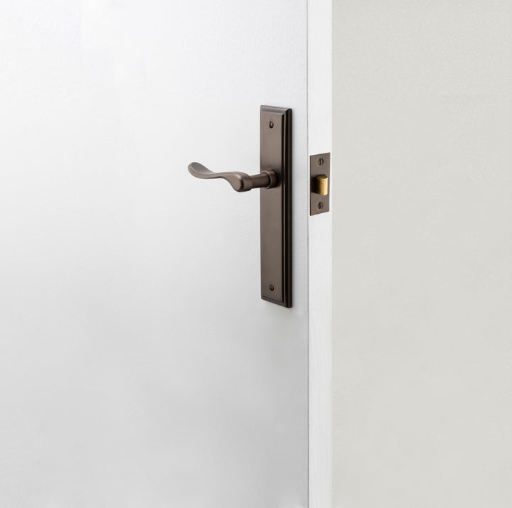 Stirling Lever - Stepped Backplate Passage Kit Signature Brass