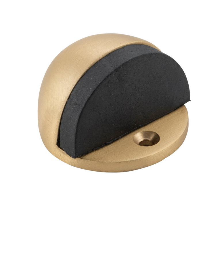 Door Stop Oval Satin Brass H26xD40mm