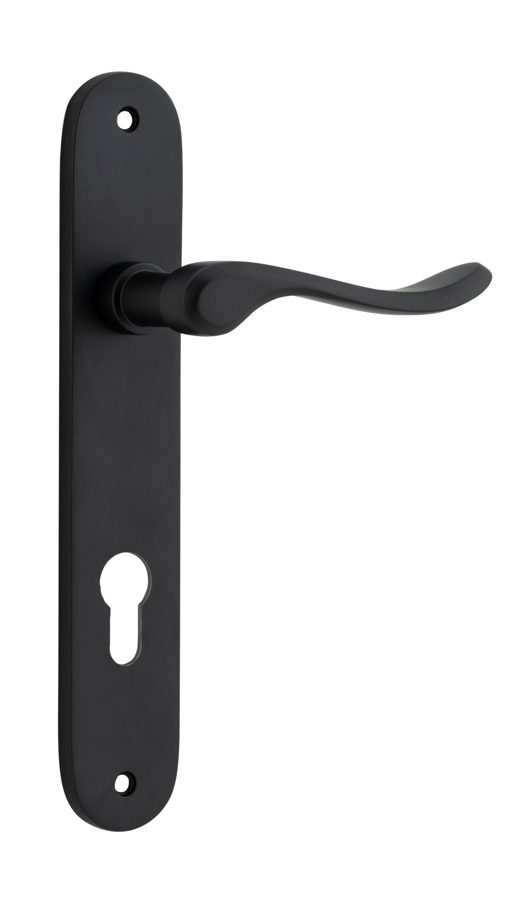 Stirling Lever - Oval Backplate Matt Black