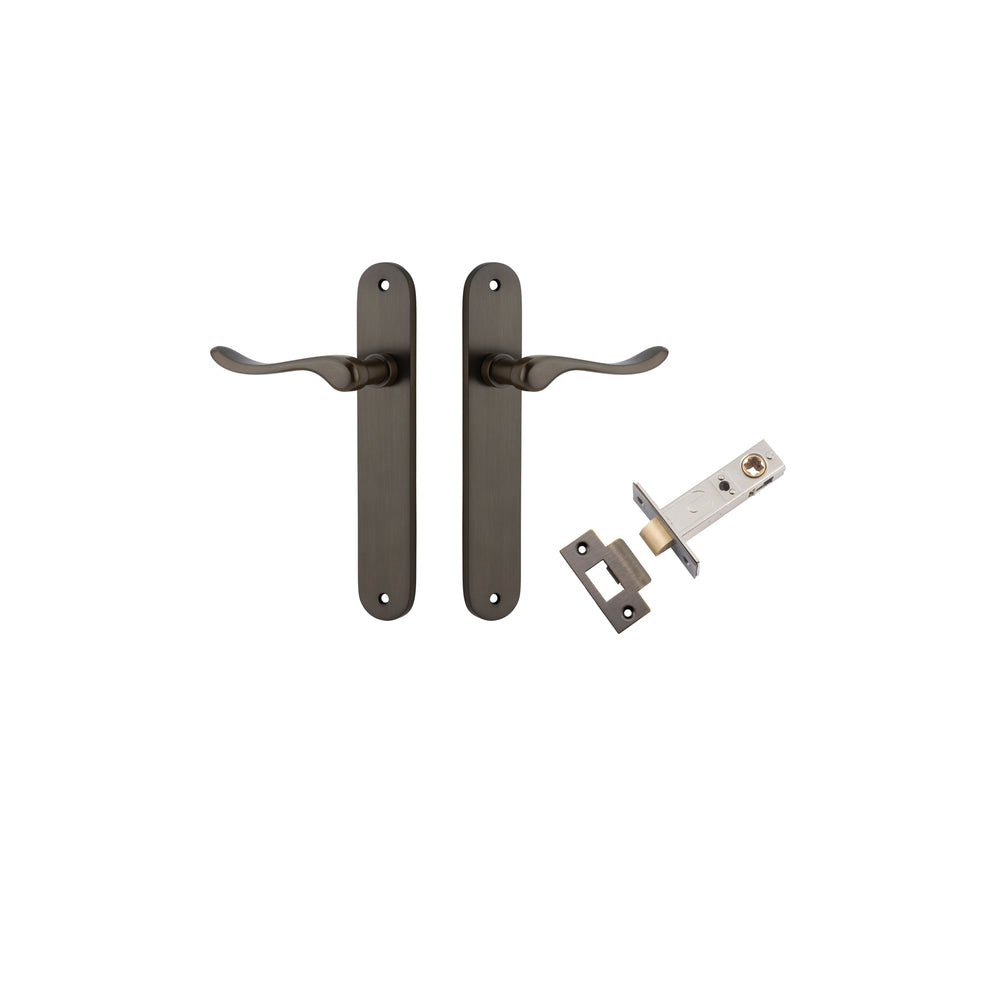 Stirling Lever - Oval Backplate Passage Kit Signature Brass