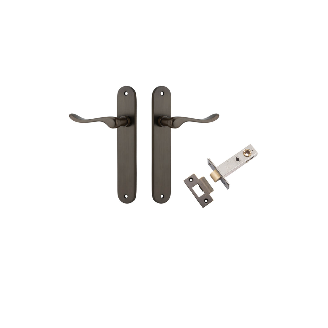 Stirling Lever - Oval Backplate Passage Kit Signature Brass