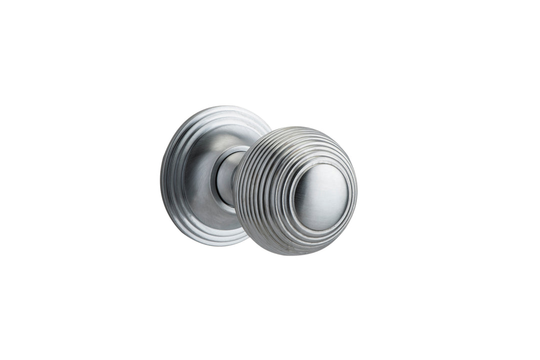 Guildford Knob - Round Rose Brushed Chrome