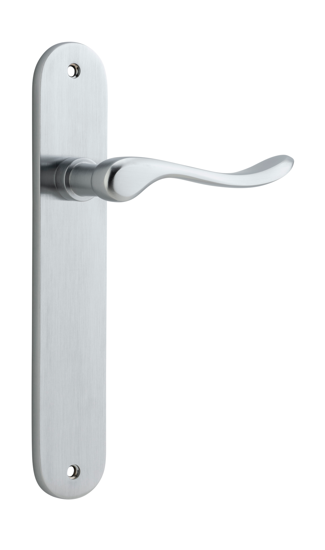 Stirling Lever - Oval Backplate Brushed Chrome