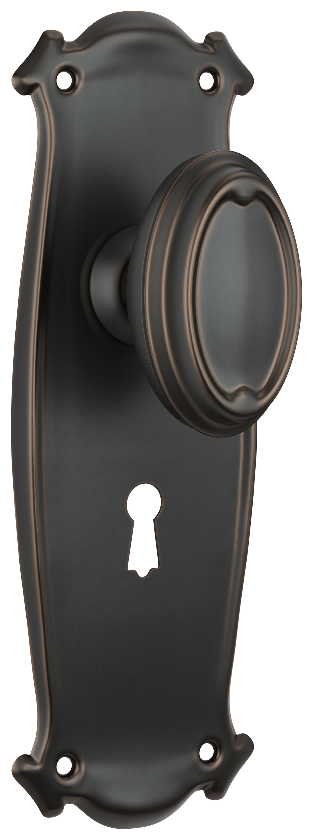 Door Knob Bungalow Lock Pair Antique Copper H197xW68xP60mm