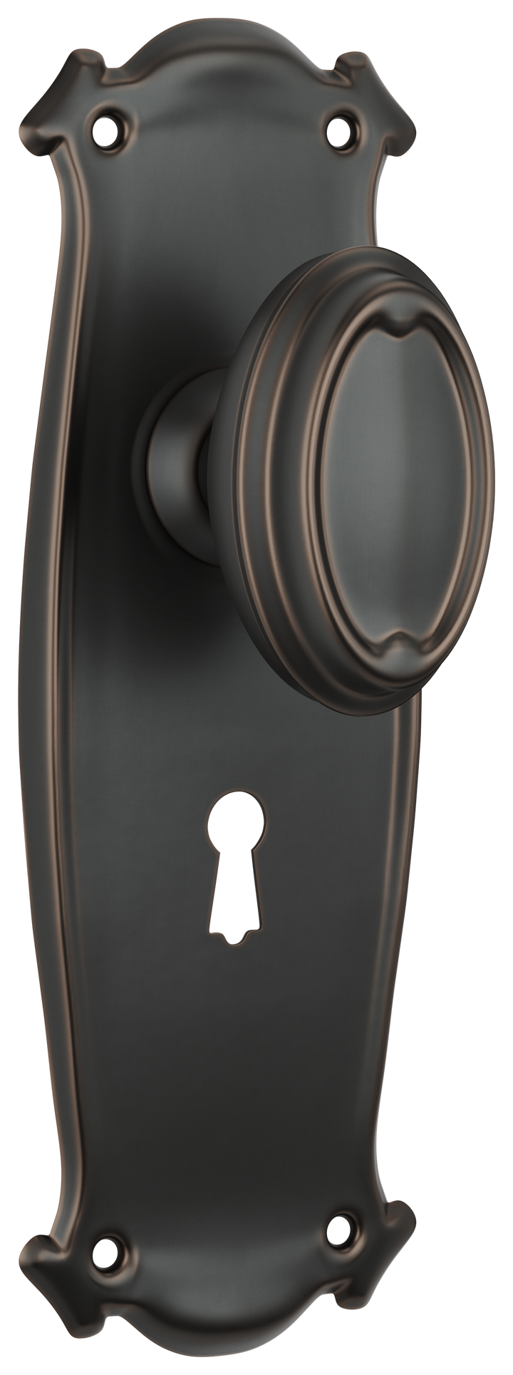 Door Knob Bungalow Lock Pair Antique Copper H197xW68xP60mm
