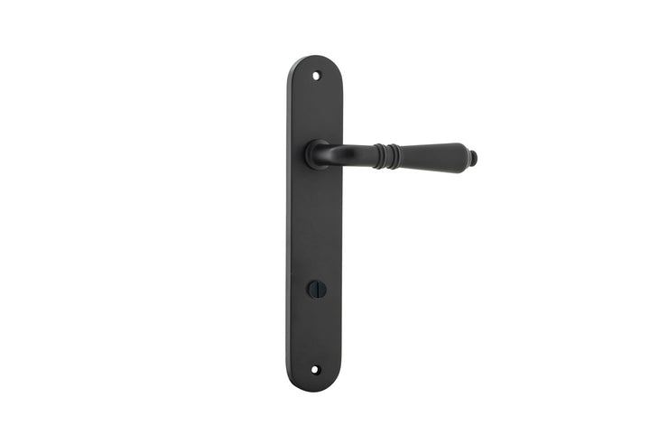 Sarlat Lever - Oval Backplate Matt Black