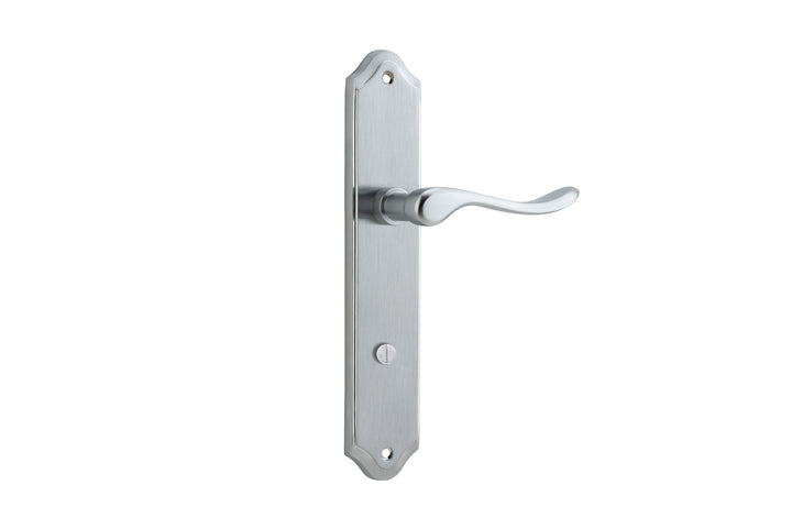 Stirling Lever - Shouldered Backplate Brushed Chrome