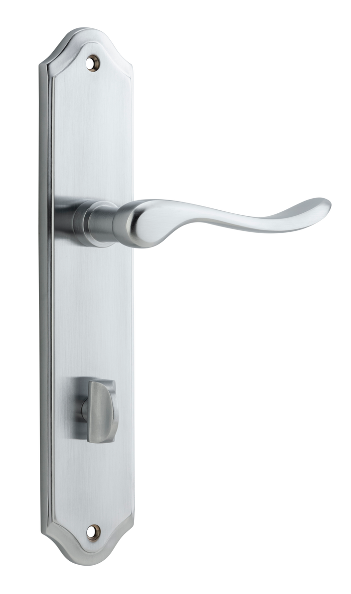 Stirling Lever - Shouldered Backplate Brushed Chrome