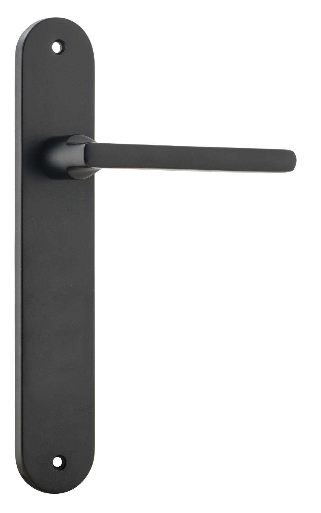 Baltimore Lever - Oval Backplate Matt Black